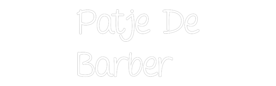 NEONSIGN: Patje De
Bar...