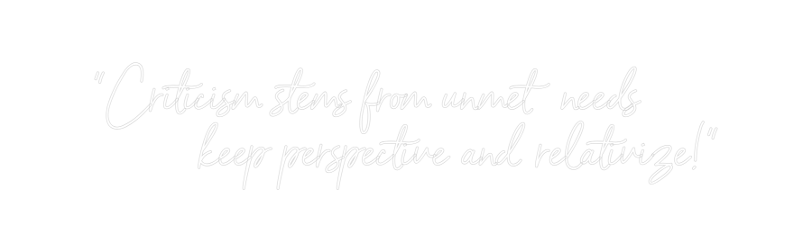 NEONSIGN: "Criticism st...