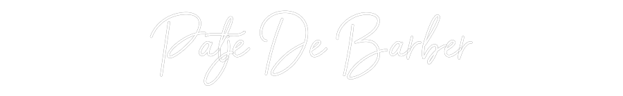 NEONSIGN: Patje De Barber