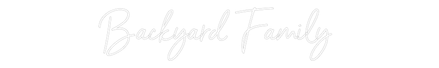 NEONSIGN: Backyard Fami...