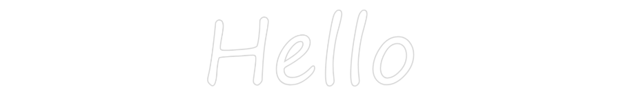 NEONSIGN: Hello