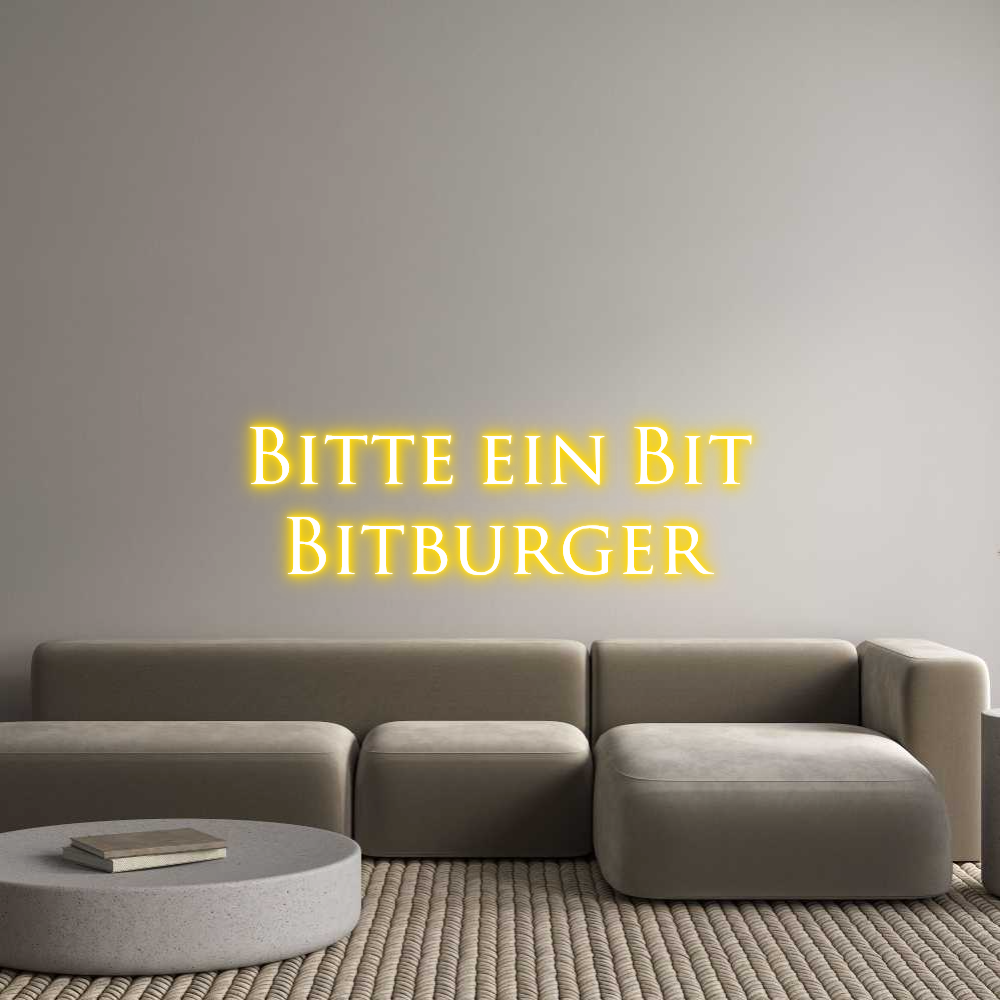 NEONSIGN: Bitte ein Bit...