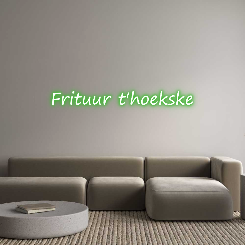 NEONSIGN: Frituur t'hoe...