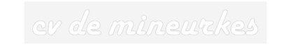 NEONSIGN: cv de mineurkes