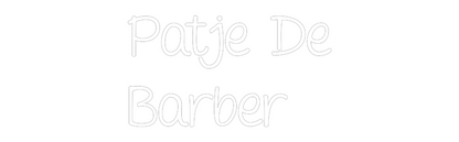 NEONSIGN: Patje De
Bar...