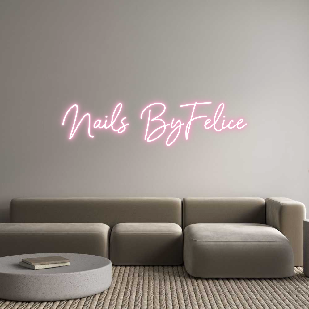 NEONSIGN: Nails  ByFelice