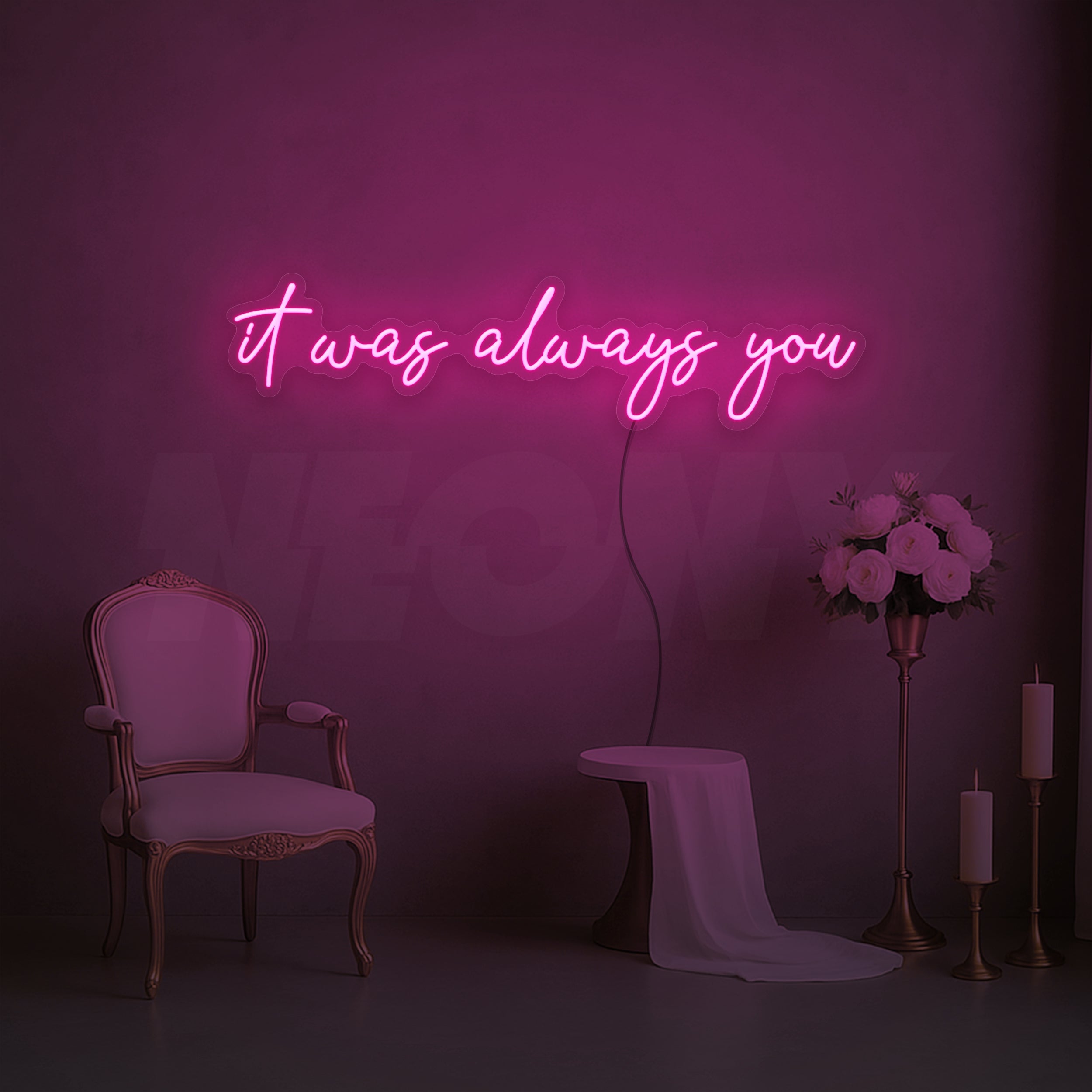 It was always you