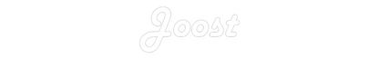 NEONSIGN: Joost