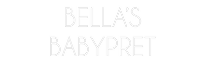 NEONSIGN: BELLA’S
BABY...