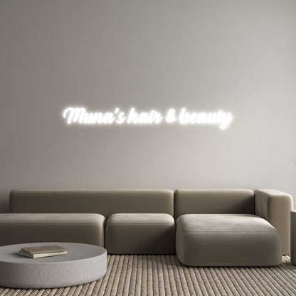 NEONSIGN: Muna’s hair &...
