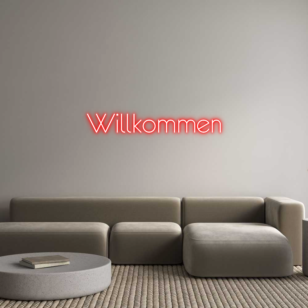 NEON-ART: Willkommen