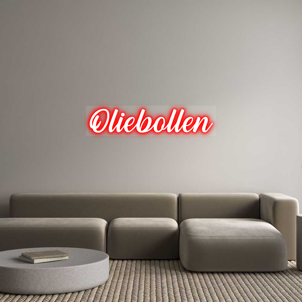 NEON-ART: Oliebollen