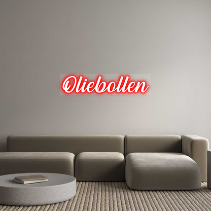 NEON-ART: Oliebollen