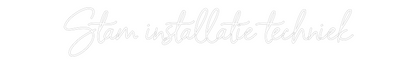 NEONSIGN: Stam installa...