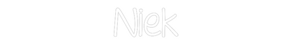 NEONSIGN: Niek