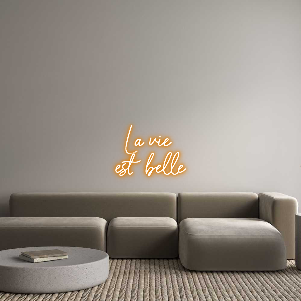 NEONSIGN: La vie 
est ...