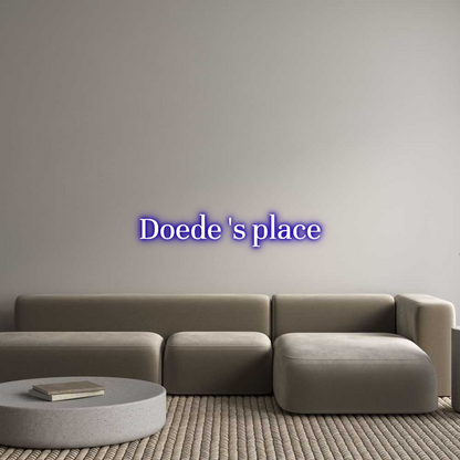 NEONSIGN: Doede 's place
